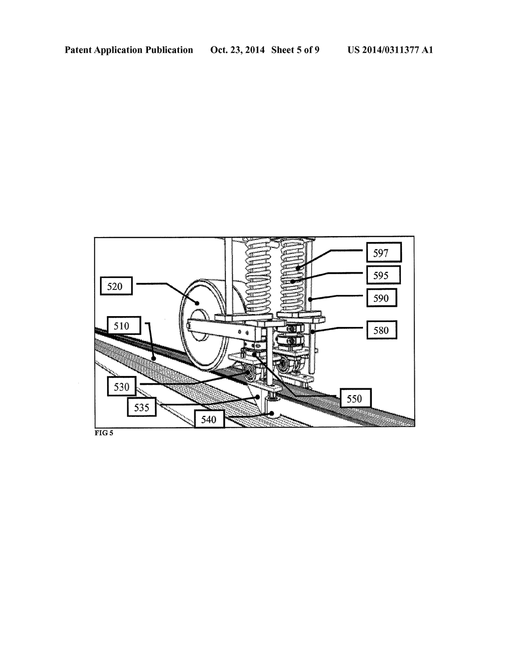 SWITCHING DEVICE CONFIGURED FOR OPERATION ON A CONVENTIONAL RAILROAD TRACK - diagram, schematic, and image 06