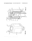 SELF CLEANING DUST BOX ASSEMBLY FOR USE WITH CONTROLLED TUBE ASSEMBLIES,     SUCH AS FORMING A PORTION OF A FRESH AIR REPLACEMENT LINE ASSOCIATED WITH     A VEHICLE FUEL TANK diagram and image