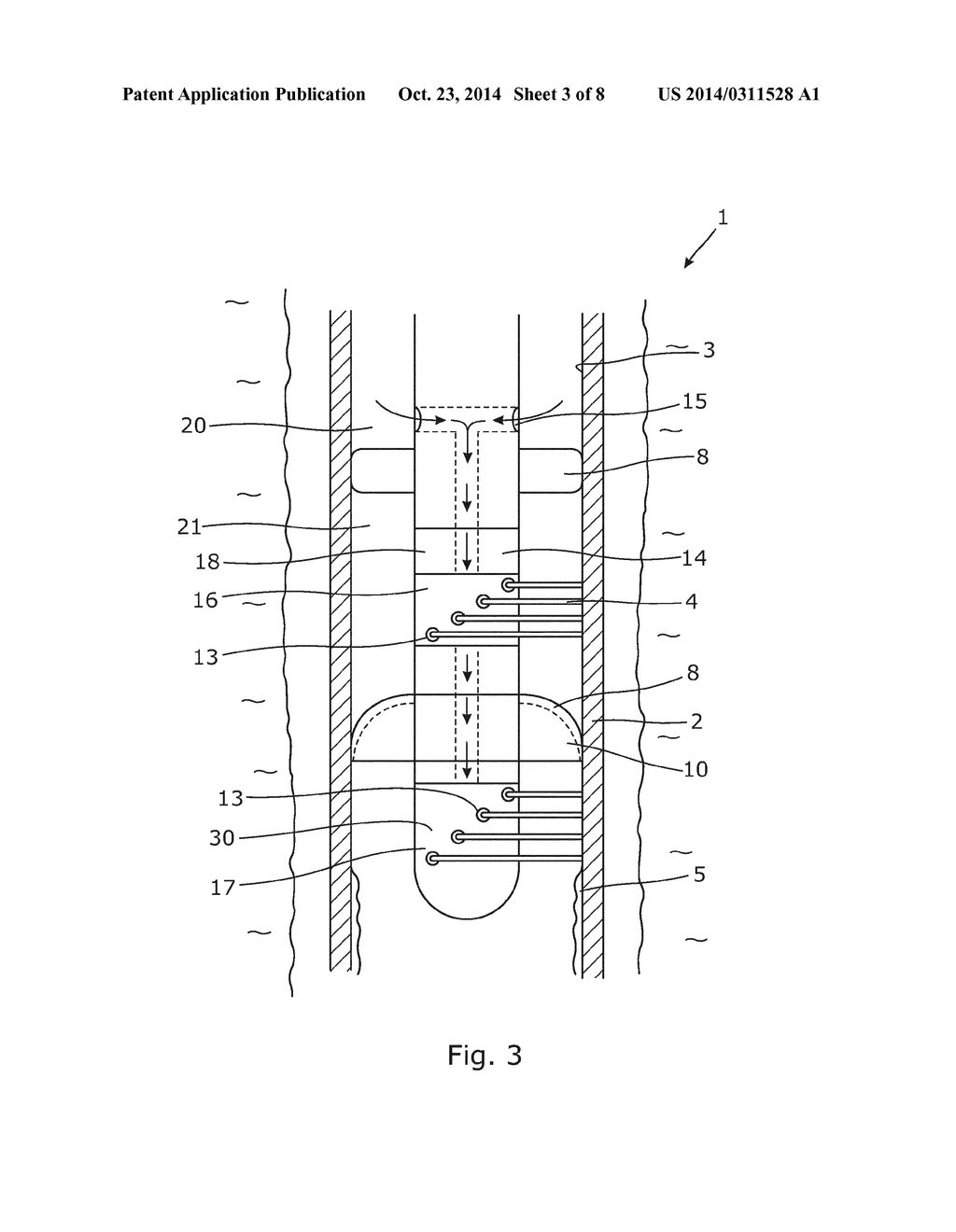 CLEANING TOOL AND A METHOD FOR TREATING AN INNER SURFACE OF A CASING - diagram, schematic, and image 04