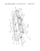 Folding vehicular utility trailer diagram and image