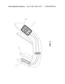 WEARABLE IMPACT MEASUREMENT DEVICE WITH WIRELESS POWER AND DATA     COMMUNICATION diagram and image