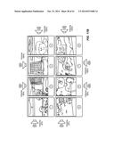 MODIFYING ONE OR MORE SESSION PARAMETERS FOR A COORDINATED DISPLAY SESSION     BETWEEN A PLURALITY OF PROXIMATE CLIENT DEVICES BASED UPON EYE MOVEMENTS     OF A VIEWING POPULATION diagram and image