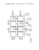 MODIFYING ONE OR MORE SESSION PARAMETERS FOR A COORDINATED DISPLAY SESSION     BETWEEN A PLURALITY OF PROXIMATE CLIENT DEVICES BASED UPON EYE MOVEMENTS     OF A VIEWING POPULATION diagram and image