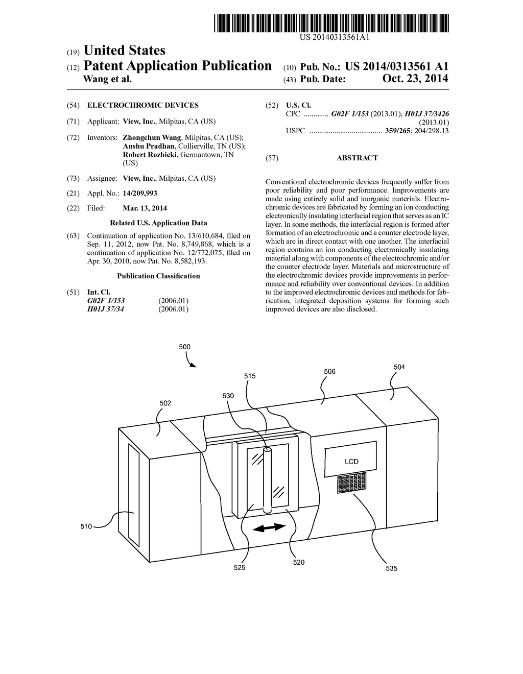 ELECTROCHROMIC DEVICES - diagram, schematic, and image 01