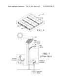 LED LIGHTING MODULE HAVING BATTERY POWER AND PHOTOVOLTAIC CHARGING diagram and image