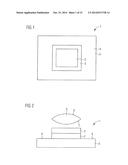 Arrangement comprising a light emitting diode diagram and image