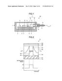 SEMICONDUCTOR LASER WITH VARIED-WIDTH WAVEGUIDE AND SEMICONDUCTOR LASER     MODULE INCLUDING THE SAME diagram and image