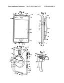 Attachable Extendable and Retractable Earpiece and Protective Casing     Assembly for Mobile Communication and Sound Devices diagram and image