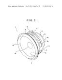 SPEAKER DEVICE WITH A MAGNETIC GAP FILLED WITH MAGNETIC FLUID AND CHANGING     MAGNETIC FLUX DENSITY IN AXIAL AND CIRCUMFERENTIAL DIRECTIONS diagram and image