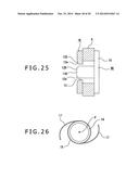 SPEAKER DEVICE WITH A MAGNETIC GAP FILLED WITH MAGNETIC FLUID AND CHANGING     MAGNETIC FLUX DENSITY IN AXIAL AND CIRCUMFERENTIAL DIRECTIONS diagram and image