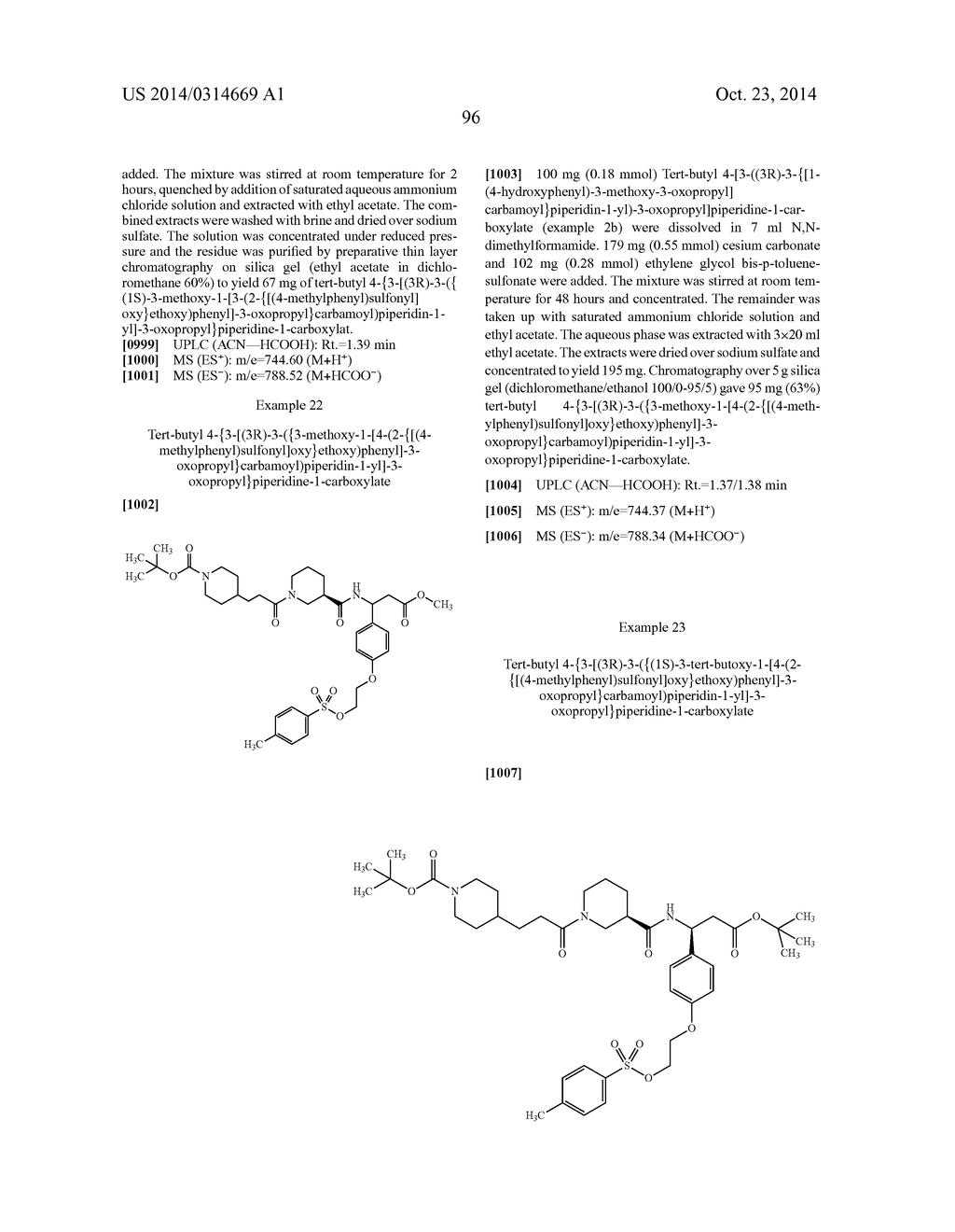 COMPOUNDS FOR BINDING TO THE PLATELET SPECIFIC GLYCOPROTEIN IIB/IIIA AND     THEIR USE FOR IMAGING OF THROMBI - diagram, schematic, and image 104