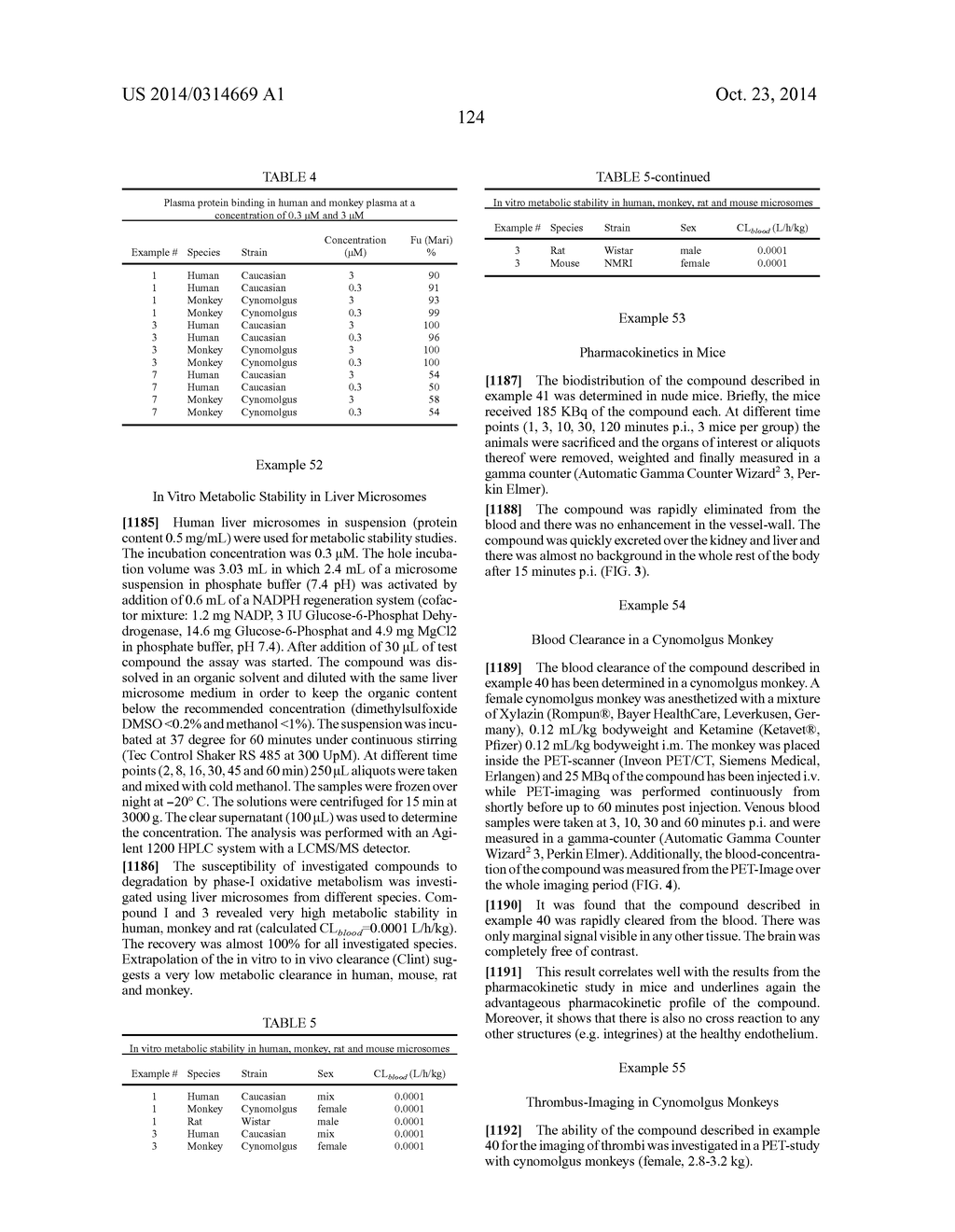 COMPOUNDS FOR BINDING TO THE PLATELET SPECIFIC GLYCOPROTEIN IIB/IIIA AND     THEIR USE FOR IMAGING OF THROMBI - diagram, schematic, and image 132