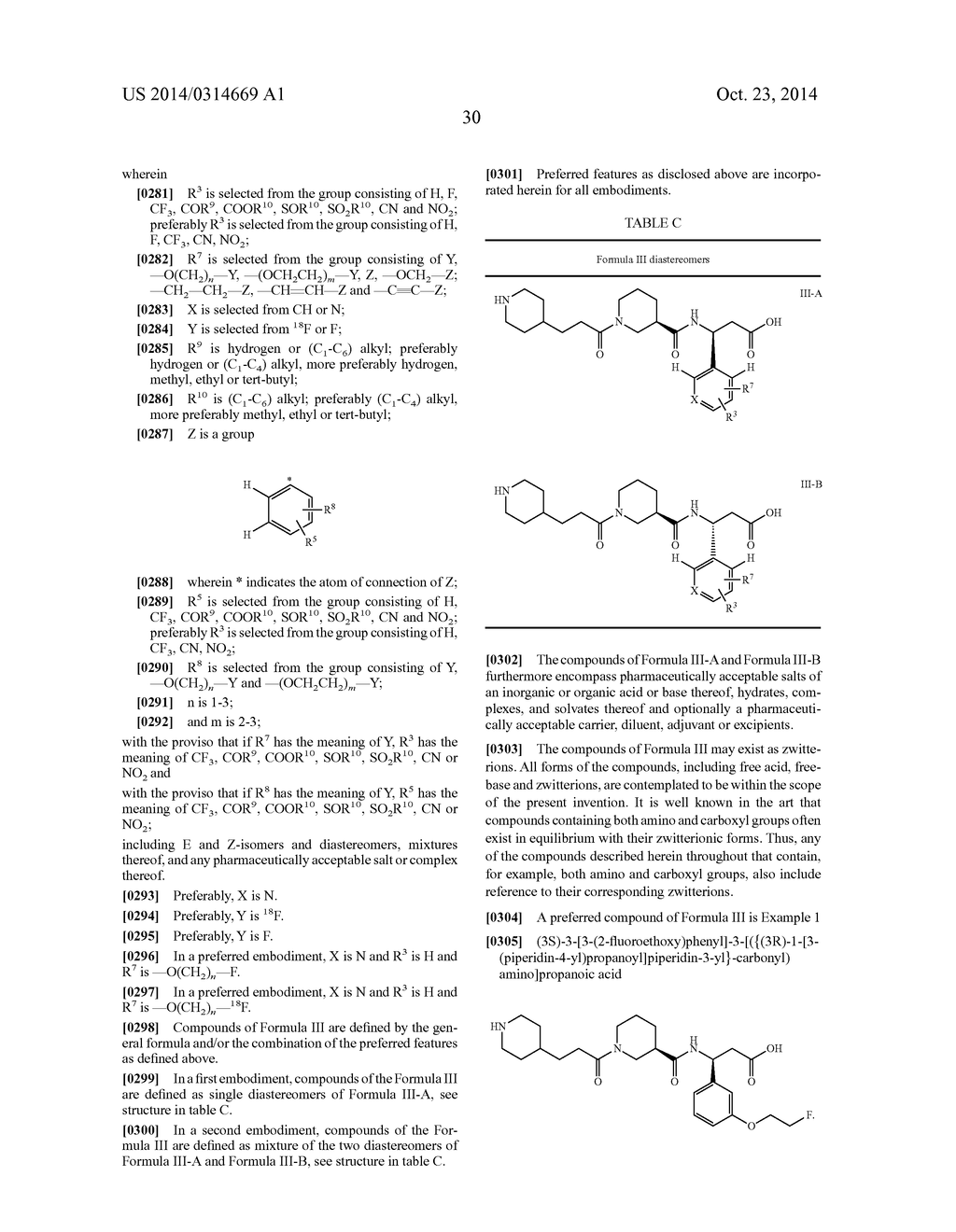 COMPOUNDS FOR BINDING TO THE PLATELET SPECIFIC GLYCOPROTEIN IIB/IIIA AND     THEIR USE FOR IMAGING OF THROMBI - diagram, schematic, and image 38