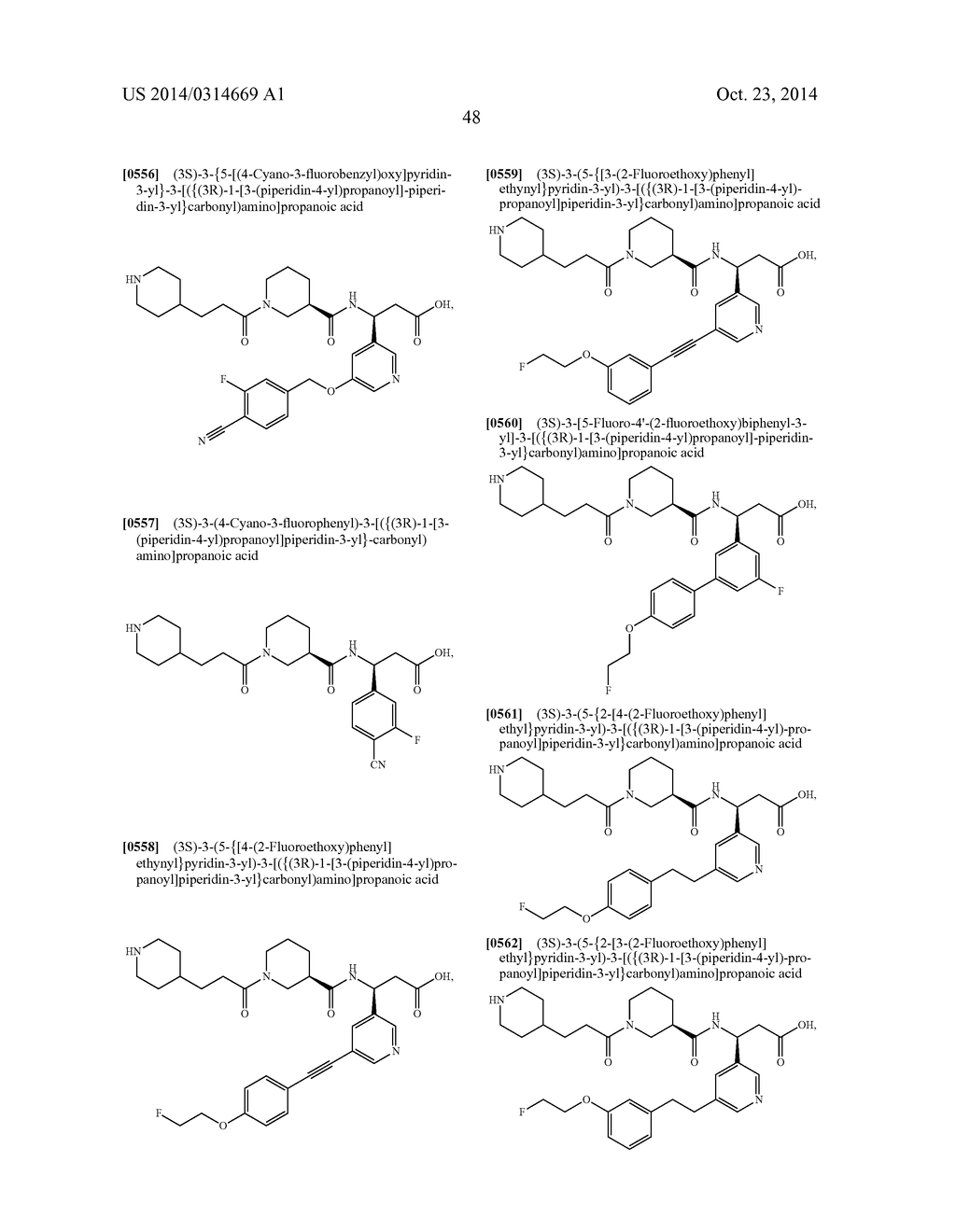 COMPOUNDS FOR BINDING TO THE PLATELET SPECIFIC GLYCOPROTEIN IIB/IIIA AND     THEIR USE FOR IMAGING OF THROMBI - diagram, schematic, and image 56