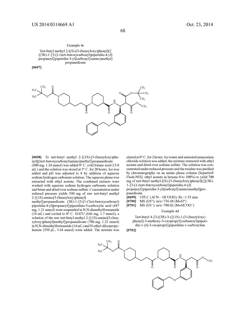 COMPOUNDS FOR BINDING TO THE PLATELET SPECIFIC GLYCOPROTEIN IIB/IIIA AND     THEIR USE FOR IMAGING OF THROMBI - diagram, schematic, and image 76