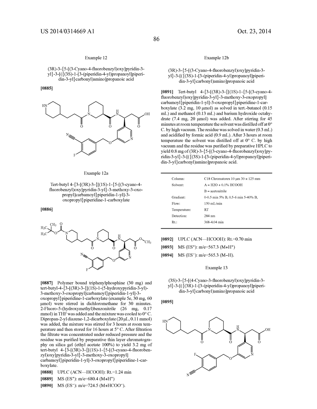 COMPOUNDS FOR BINDING TO THE PLATELET SPECIFIC GLYCOPROTEIN IIB/IIIA AND     THEIR USE FOR IMAGING OF THROMBI - diagram, schematic, and image 94