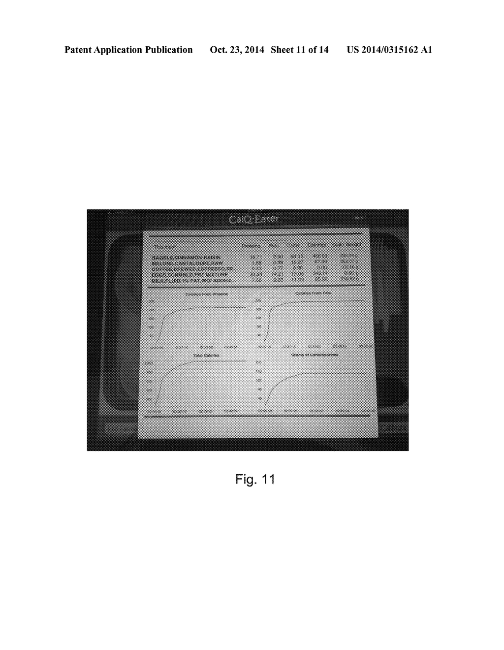 SYSTEM AND METHODS FOR MONITORING FOOD CONSUMPTION - diagram, schematic, and image 12