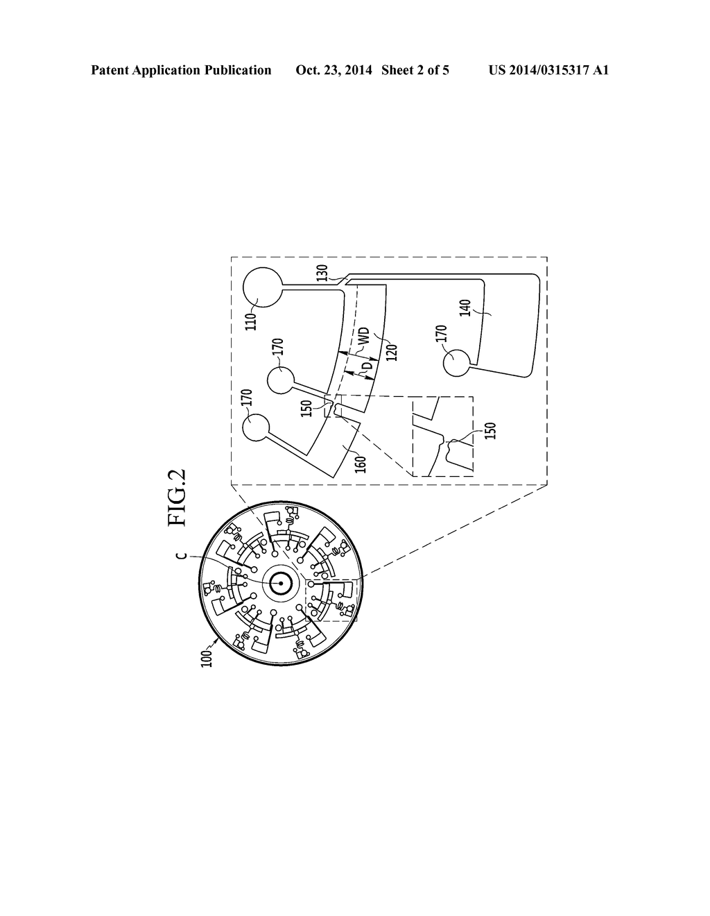 DISK-TYPE MICROFLUID SYSTEM AND METHOD FOR CHECKING BLOOD STATUS - diagram, schematic, and image 03