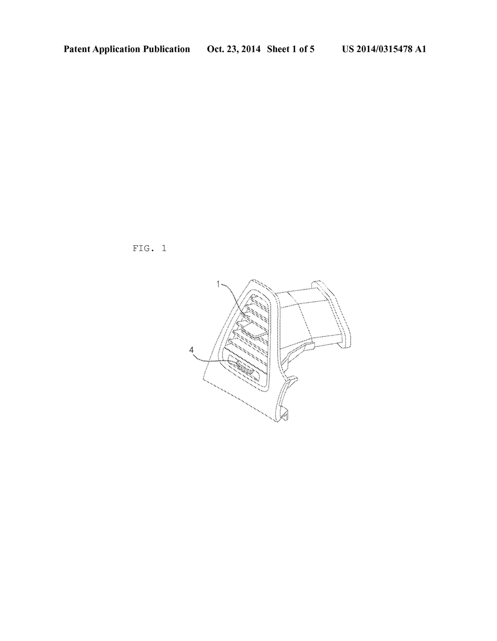 AIR VENT DEVICE OF VEHICLE - diagram, schematic, and image 02