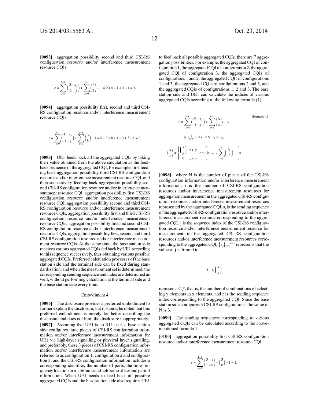 METHOD AND DEVICE FOR SENDING AGGREGATED CQI - diagram, schematic, and image 16