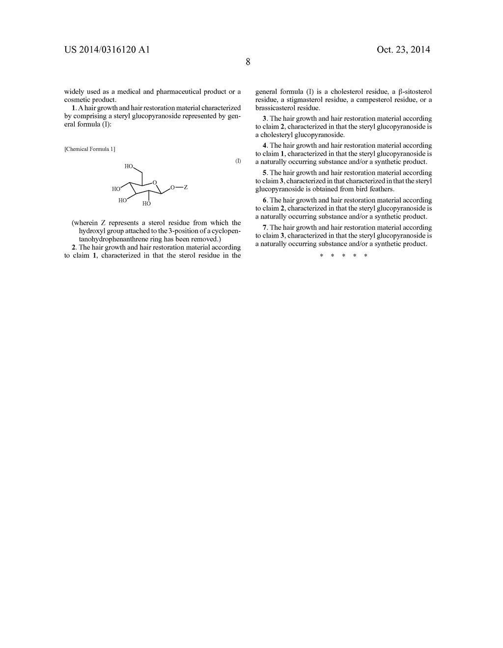 HAIR GROWTH AND HAIR RESTORATION MATERIAL - diagram, schematic, and image 14