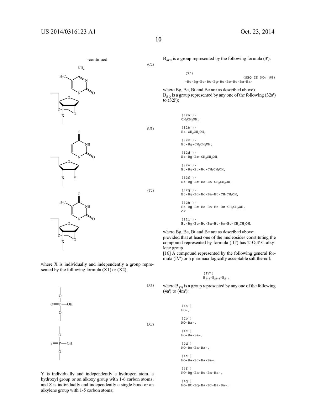 ENA NUCLEIC ACID PHARMACEUTICALS CAPABLE OF MODIFYING SPLICING OF mRNA     PRECURSORS - diagram, schematic, and image 33