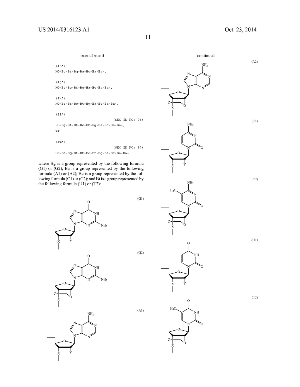 ENA NUCLEIC ACID PHARMACEUTICALS CAPABLE OF MODIFYING SPLICING OF mRNA     PRECURSORS - diagram, schematic, and image 34