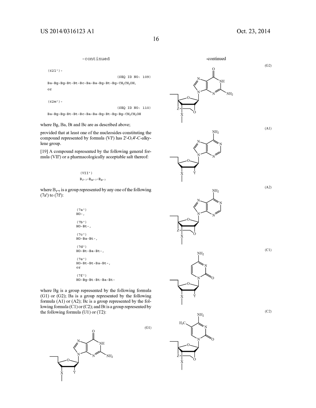 ENA NUCLEIC ACID PHARMACEUTICALS CAPABLE OF MODIFYING SPLICING OF mRNA     PRECURSORS - diagram, schematic, and image 39