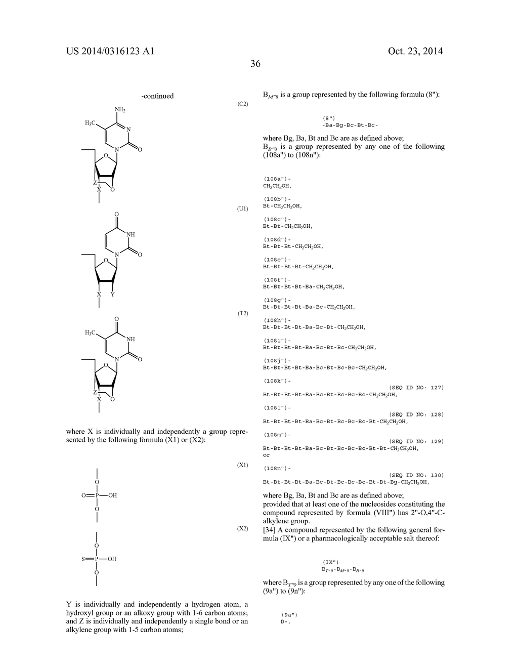 ENA NUCLEIC ACID PHARMACEUTICALS CAPABLE OF MODIFYING SPLICING OF mRNA     PRECURSORS - diagram, schematic, and image 59