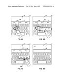 DYNAMICALLY-POSITIONED CHARACTER STRING SUGGESTIONS FOR GESTURE TYPING diagram and image