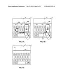 DYNAMICALLY-POSITIONED CHARACTER STRING SUGGESTIONS FOR GESTURE TYPING diagram and image