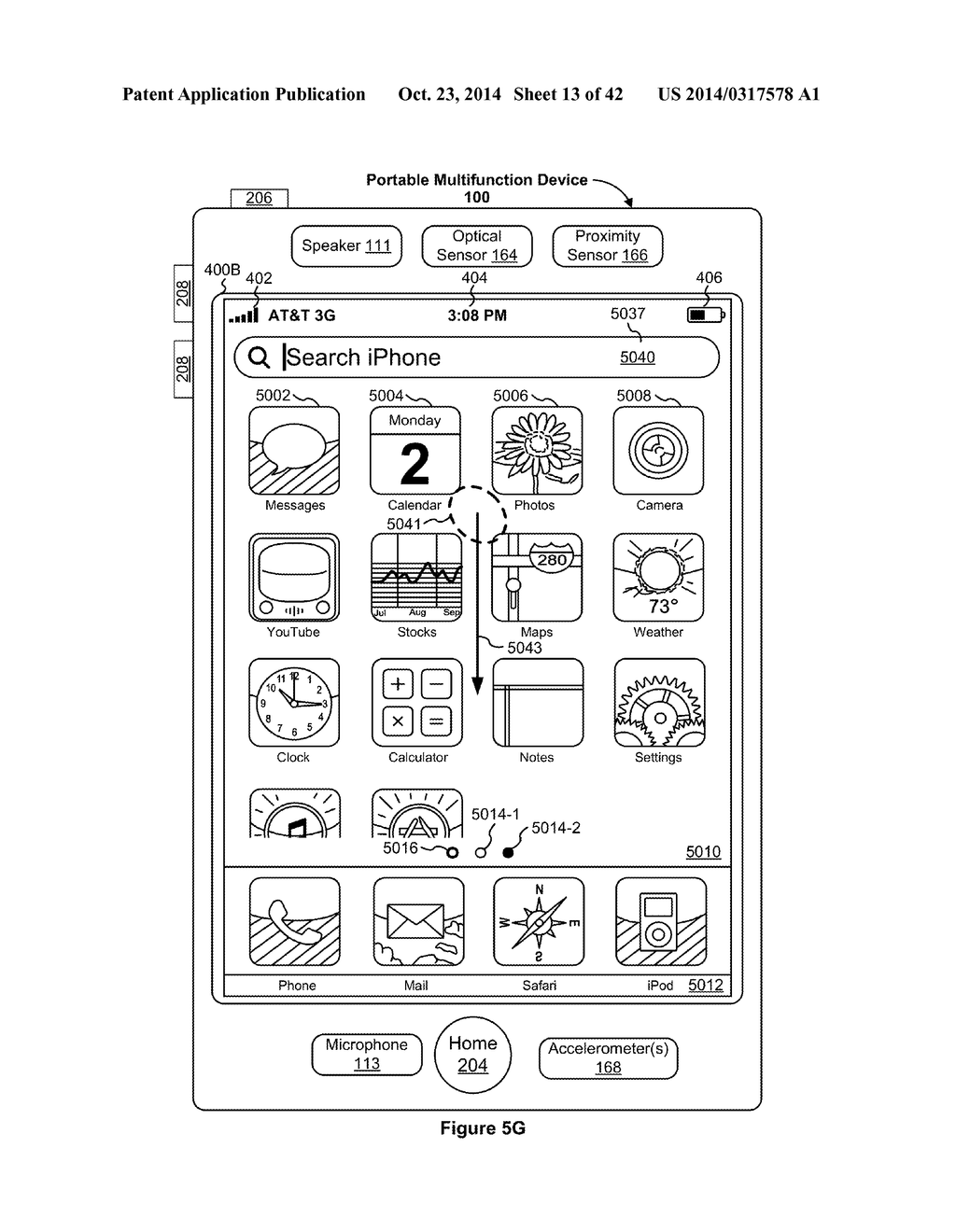 Multifunction Device with Integrated Search and Application Selection - diagram, schematic, and image 14