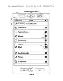 Multifunction Device with Integrated Search and Application Selection diagram and image