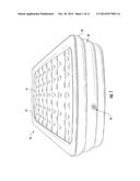 Inflatable furniture with pop-up valve inflation indicator diagram and image