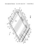 CUSHIONING ASSEMBLIES WITH THERMOPLASTIC ELEMENTS ENCAPSULATED IN     THERMOSET PROVIDING CUSTOMIZABLE SUPPORT AND AIRFLOW, AND RELATED METHODS diagram and image