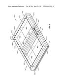 CUSHIONING ASSEMBLIES WITH THERMOPLASTIC ELEMENTS ENCAPSULATED IN     THERMOSET PROVIDING CUSTOMIZABLE SUPPORT AND AIRFLOW, AND RELATED METHODS diagram and image