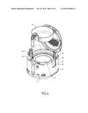 Cooking Appliance Comprising a Filtration Accessory Capable of Occupying     Two Positions diagram and image