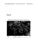 Fibrous Structured Amorphous Silica Including Precipitated Calcium     Carbonate, Compositions of Matter Made Therewith, and Methods of Use     Thereof diagram and image