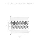 SELF-CORRUGATING LAMINATES USEFUL IN THE MANUFACTURE OF THERMOELECTRIC     DEVICES AND CORRUGATED STRUCTURES THEREFROM diagram and image