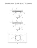 Cupholder for Storing Cups Beneath Surfaces diagram and image