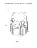 Thermal Management System Comprising A Heat Pipe, Heat Fins And A     Synthetic Jet Ejector diagram and image