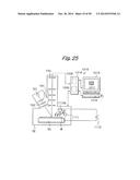 INSPECTION SYSTEM BY CHARGED PARTICLE BEAM AND METHOD OF MANUFACTURING     DEVICES USING THE SYSTEM diagram and image