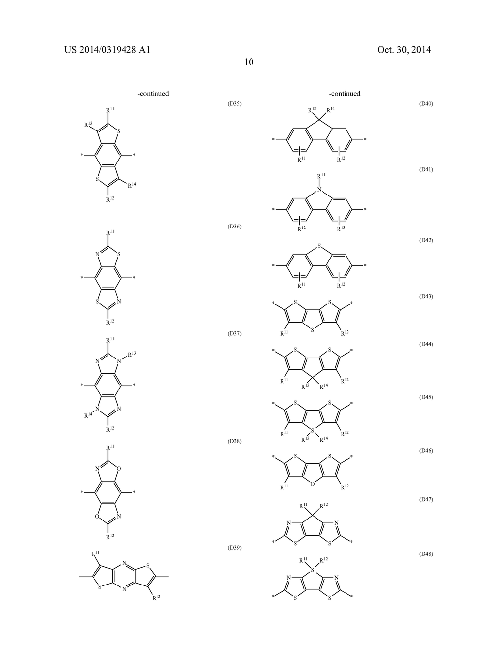 SMALL MOLECULES AND THEIR USE AS ORGANIC SEMICONDUCTORS - diagram, schematic, and image 11