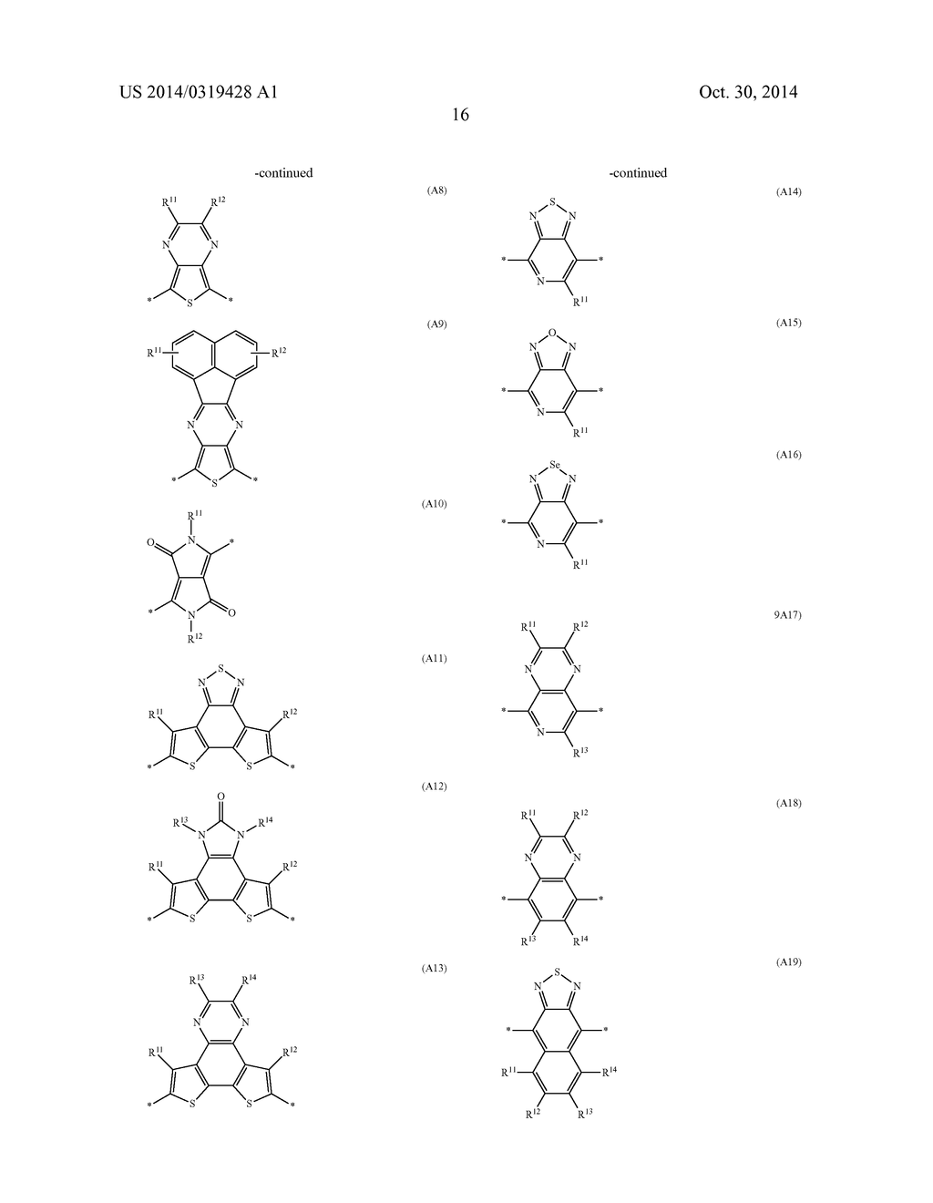 SMALL MOLECULES AND THEIR USE AS ORGANIC SEMICONDUCTORS - diagram, schematic, and image 17