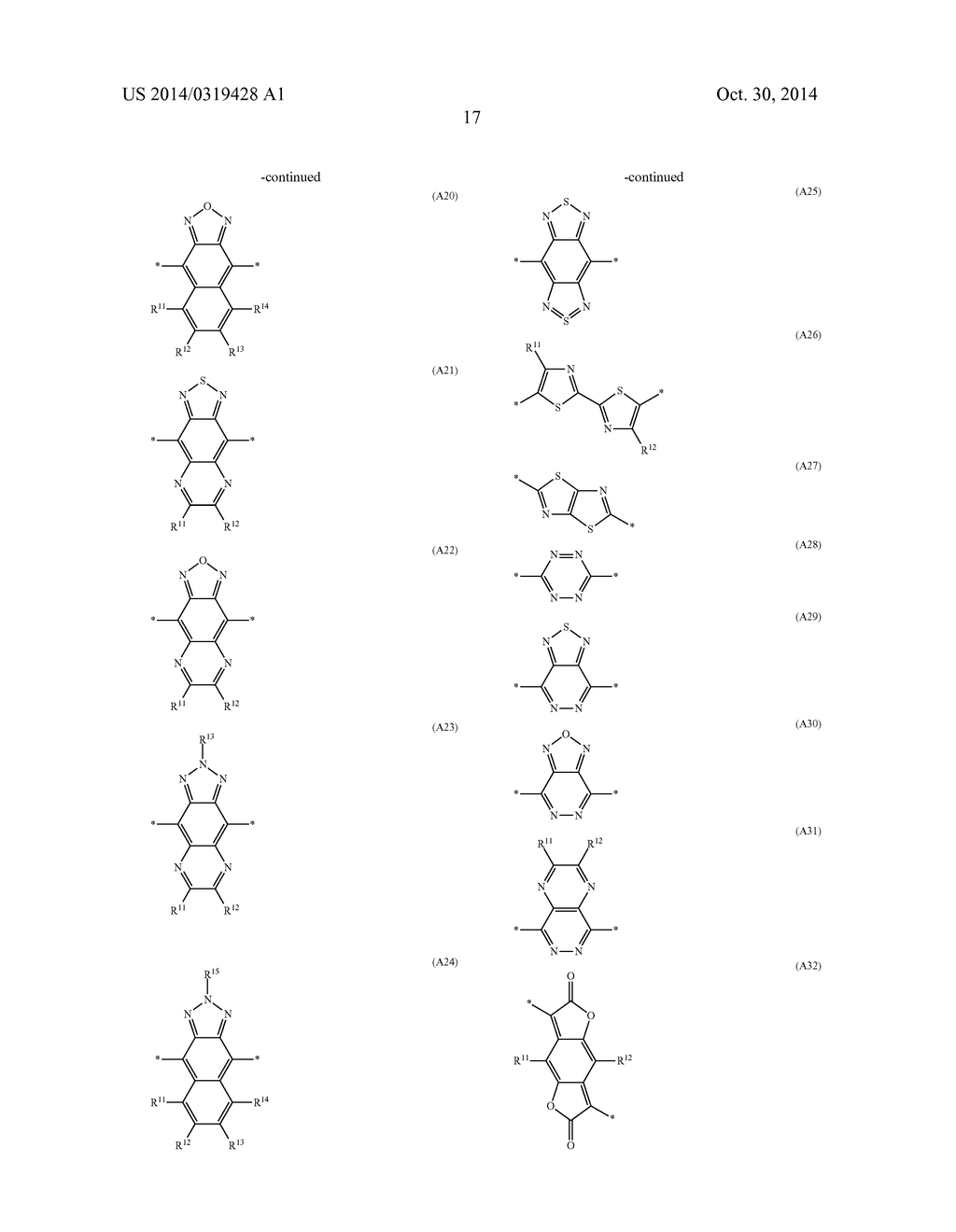 SMALL MOLECULES AND THEIR USE AS ORGANIC SEMICONDUCTORS - diagram, schematic, and image 18