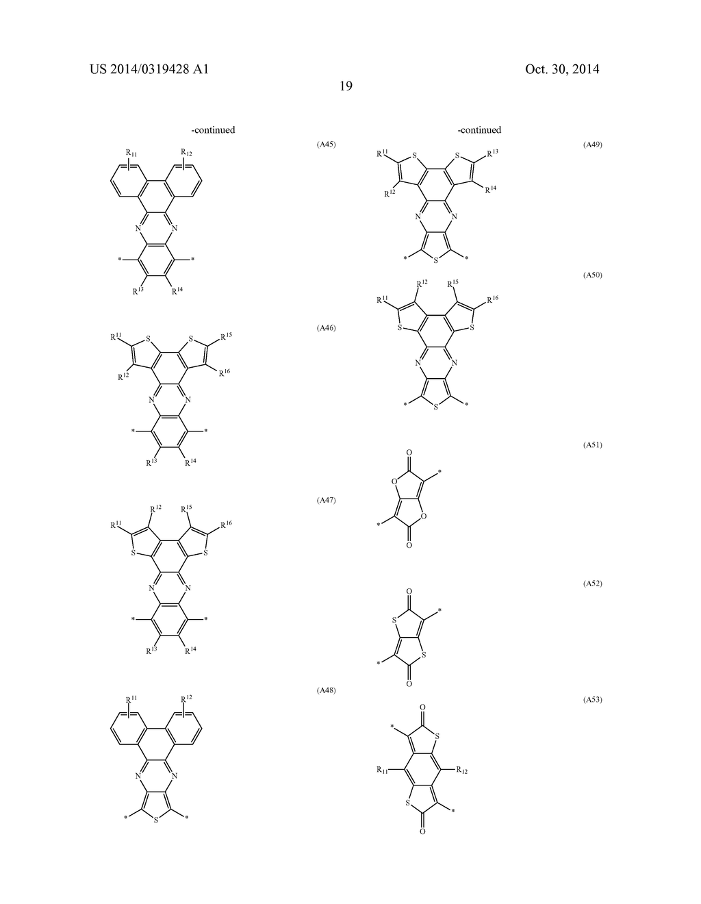 SMALL MOLECULES AND THEIR USE AS ORGANIC SEMICONDUCTORS - diagram, schematic, and image 20