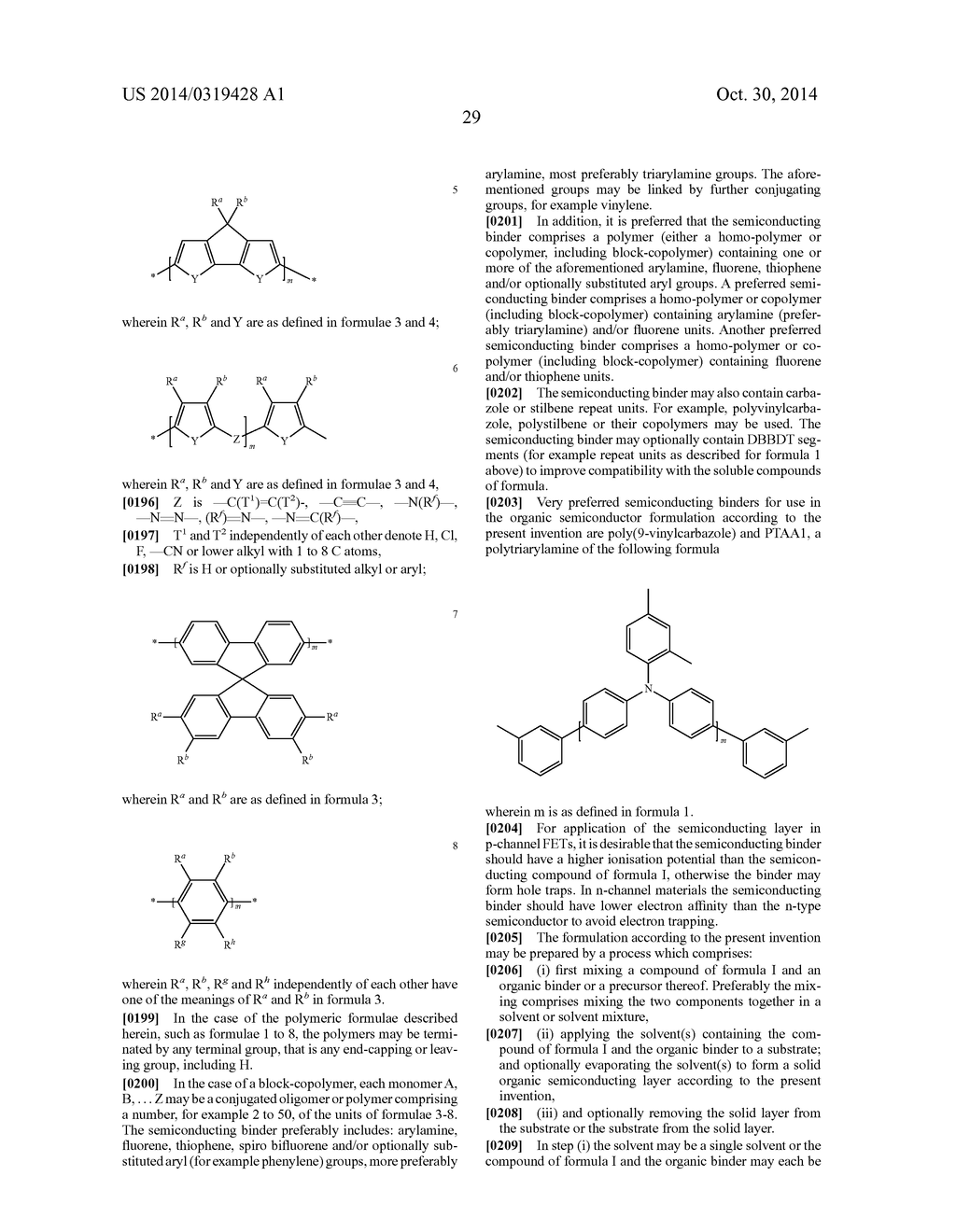 SMALL MOLECULES AND THEIR USE AS ORGANIC SEMICONDUCTORS - diagram, schematic, and image 30