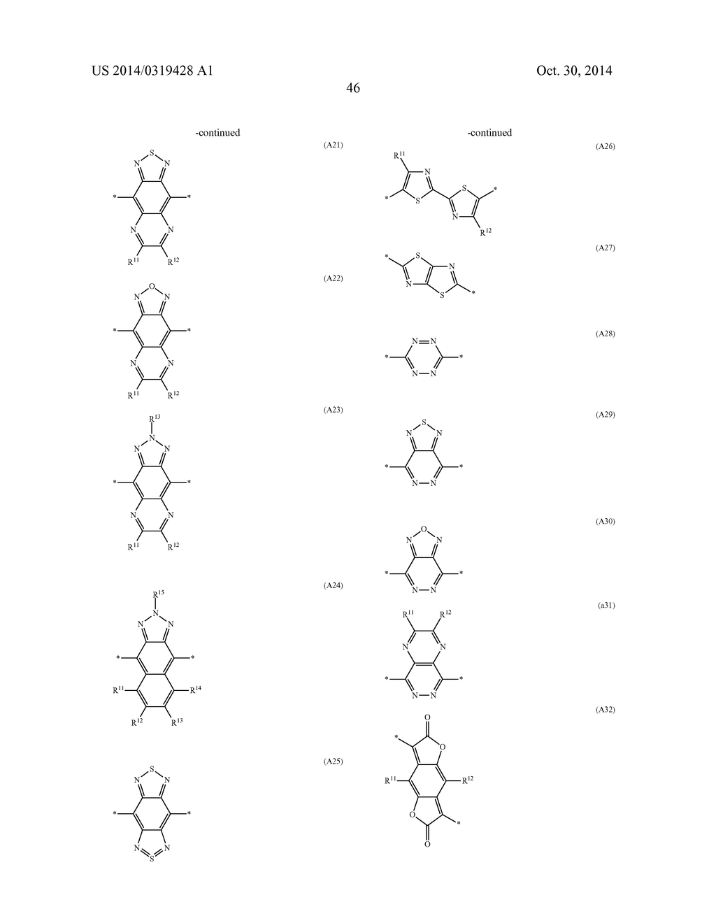 SMALL MOLECULES AND THEIR USE AS ORGANIC SEMICONDUCTORS - diagram, schematic, and image 47