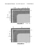 JUNCTION TERMINATION STRUCTURES INCLUDING GUARD RING EXTENSIONS AND     METHODS OF FABRICATING ELECTRONIC DEVICES INCORPORATING SAME diagram and image