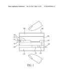 TOUCH DISPLAY HAVING IN-PLANE-SWITCHING LIQUID CRYSTAL STRUCTURE diagram and image